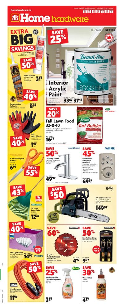 Home Hardware (BC) Flyer August 26 to September 1