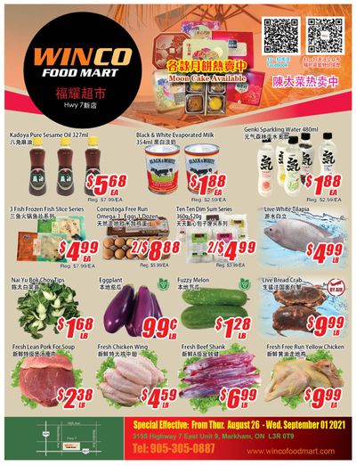 WinCo Food Mart (HWY 7) Flyer August 26 to September 1