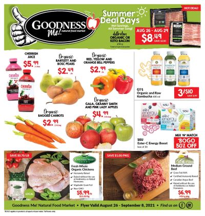 Goodness Me Flyer August 26 to September 8
