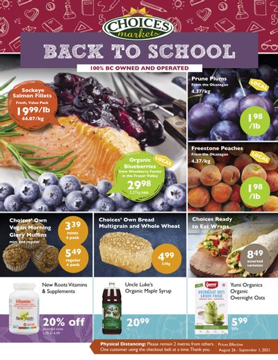 Choices Market Flyer August 26 to September 1