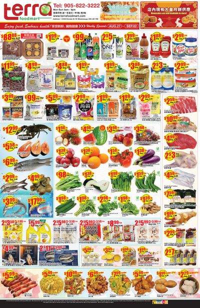 Terra Foodmart Flyer August 27 to September 2