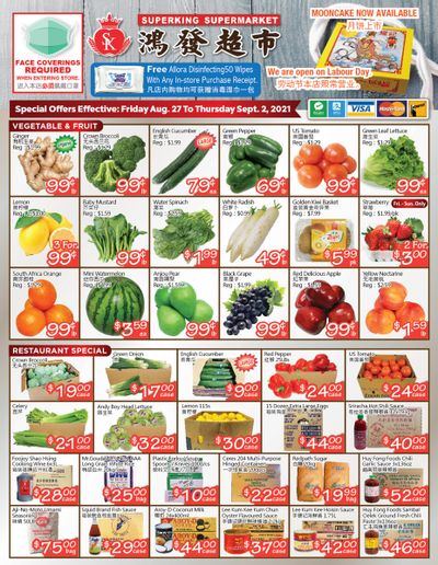 Superking Supermarket (North York) Flyer August 27 to September 2