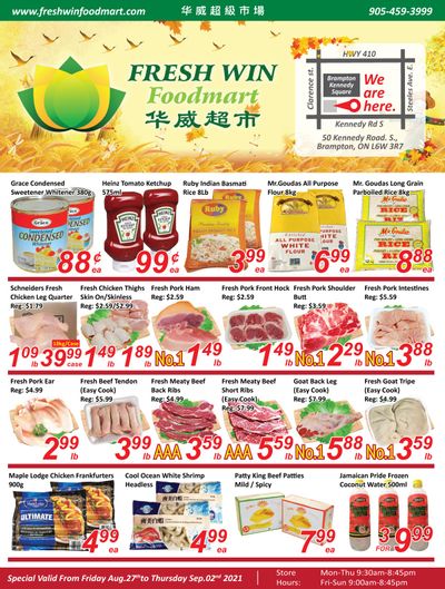 Fresh Win Foodmart Flyer August 27 to September 2