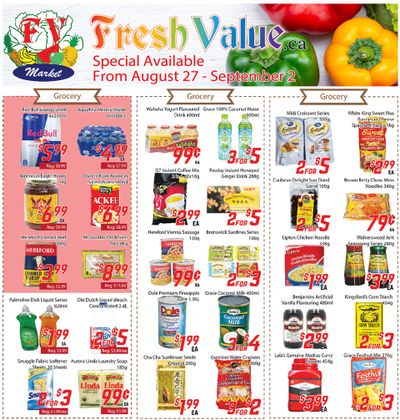 Fresh Value Flyer August 27 to September 2