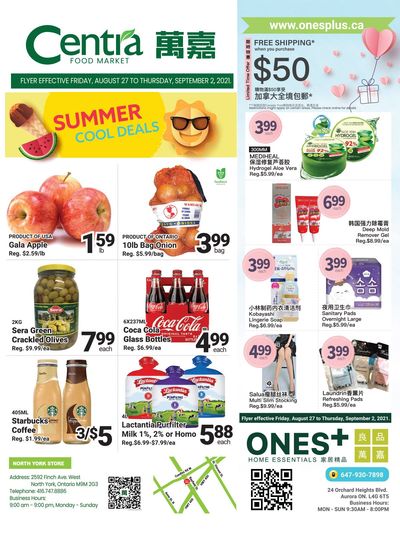 Centra Foods (North York) Flyer August 27 to September 2