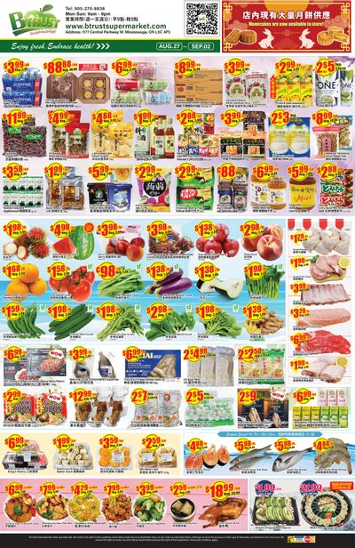 Btrust Supermarket (Mississauga) Flyer August 27 to September 2