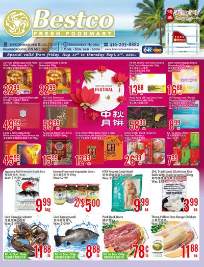 BestCo Food Mart (Scarborough) Flyer August 27 to September 2