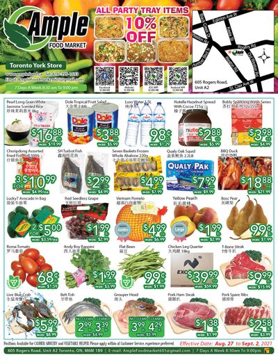 Ample Food Market (North York) Flyer August 27 to September 2