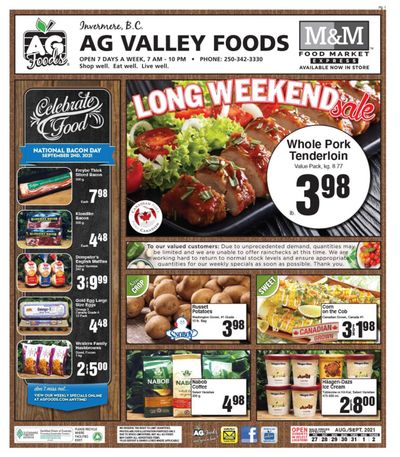 AG Foods Flyer August 27 to September 2