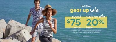 Eddie Bauer Canada Deals: Save Extra 50% OFF Clearance + Extra 20% OFF w/ Purchase $75 Gear Up Sale