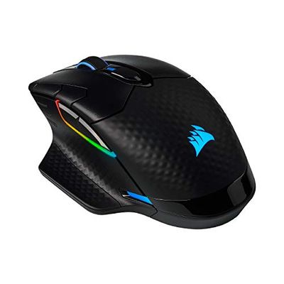 Corsair Dark CORE RGB PRO, Wireless FPS/MOBA Gaming Mouse with Slipstream Technology, Black, Backlit RGB LED, 18000 DPI, Optical $89.99 (Reg $109.99)
