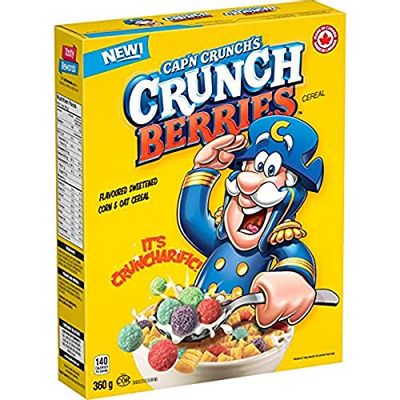 Quaker Captain Crunch Cap'n Crunch Berries Cereal, 360 g $2.48 (Reg $3.99)