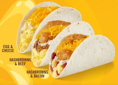 Del Taco Launches 3 New Double Cheese Breakfast Tacos