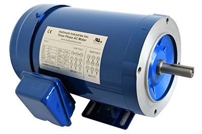 Hallmark Industries MA0515F AC Motor, 1.5 hp, 3450 RPM, 3PH/60 hz, 208-230/460V AC, 56C/TEFC, with Foot, SF 1.15, Insul F, Inverter Duty, Steel (Pack of 1) $187.67 (Reg $220.13)