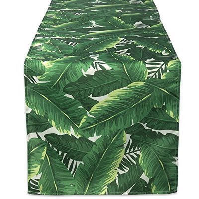 DII 100% Polyester, Spill Proof and Waterproof, Machine Washable, Table Runner for Indoor or Outdoor Use, 14x108, Banana Leaf $18.65 (Reg $24.43)