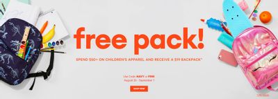 Joe Fresh Canada Deals: FREE Backpack w/ Your Purchase + Save Up to 70% OFF Mid Summer Clearance
