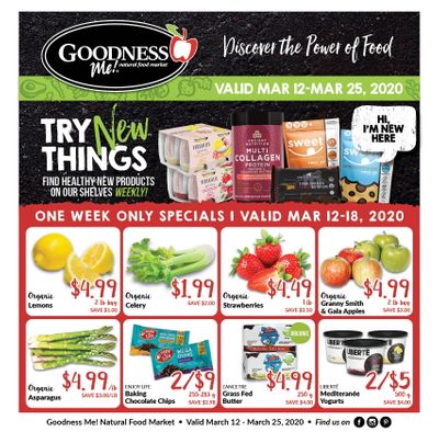 Goodness Me Flyer March 12 to 25