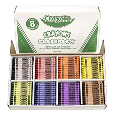 Crayola Crayons Classpack 800-Count 8 Colours Arts & Crafts $39.18 (Reg $55.97)