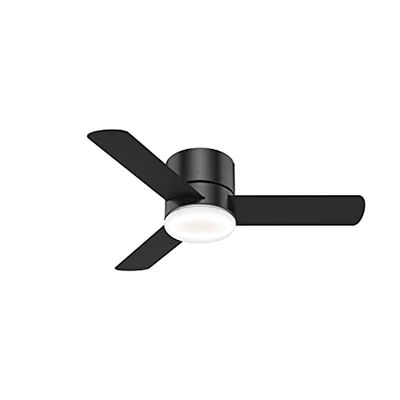 Hunter 59453 Transitional 44``Ceiling Fan from Minimus Collection in Black Finish, $217.43 (Reg $287.06)