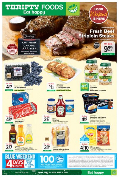 Thrifty Foods Flyer September 2 to 8