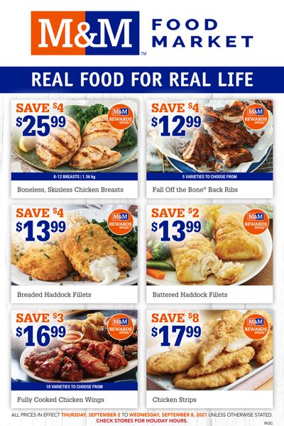 M&M Food Market (Atlantic and West) Flyer September 2 to 8