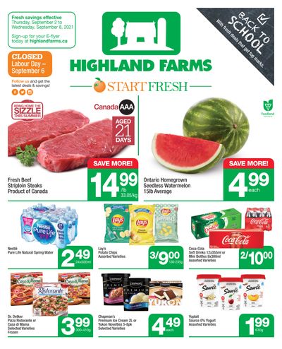 Highland Farms Flyer September 2 to 8
