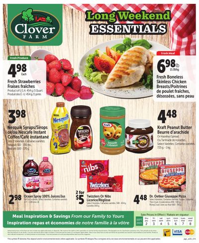 Clover Farm Flyer September 2 to 8