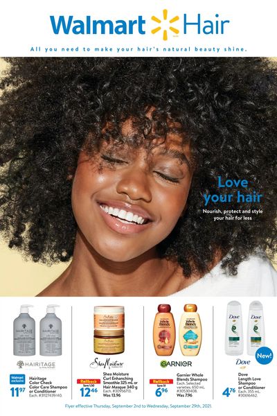 Walmart Love Your Hair Flyer September 2 to 29