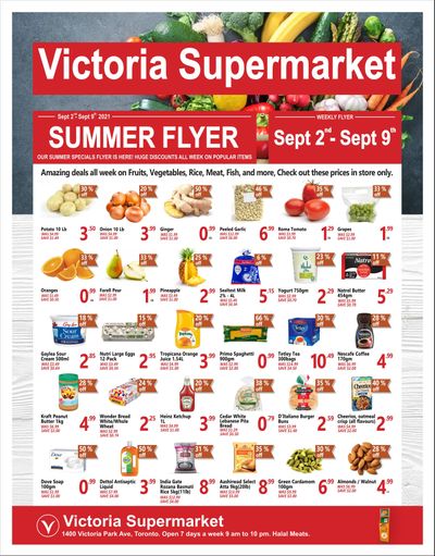 Victoria Supermarket Flyer September 2 to 9