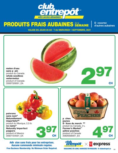 Wholesale Club (QC) Fresh Deals of the Week Flyer September 2 to 8