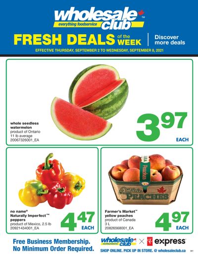 Wholesale Club (ON) Fresh Deals of the Week Flyer September 2 to 8