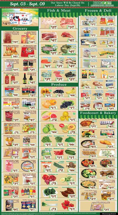 Nations Fresh Foods (Mississauga) Flyer September 3 to 9