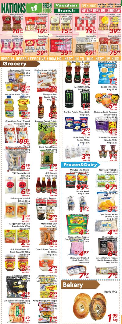 Nations Fresh Foods (Vaughan) Flyer September 3 to 9