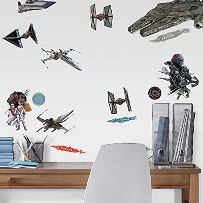 RoomMates Star Wars Episode Ix Galactic Ships Peel and Stick Wall Decals $9 (Reg $17.98)