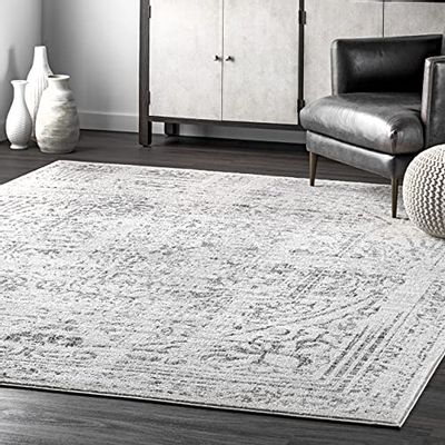 nuLOOM Arlena Vintage Area Rug, 5' x 8', Grey $98 (Reg $143.38)