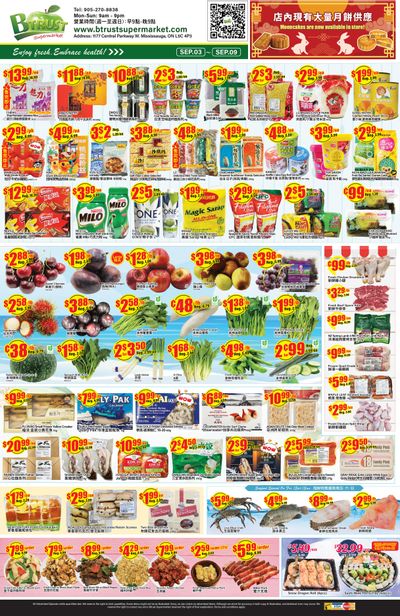 Btrust Supermarket (Mississauga) Flyer September 3 to 9