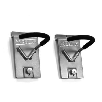 Proslat 13028 Vertical Bike Hook Designed for Proslat PVC Slatwall, Gray $19.98 (Reg $30.78)
