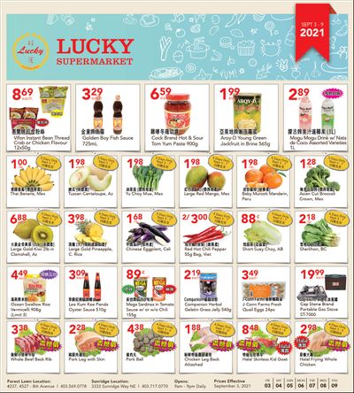 Lucky Supermarket (Calgary) Flyer September 3 to 9