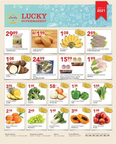 Lucky Supermarket (Edmonton) Flyer September 3 to 9