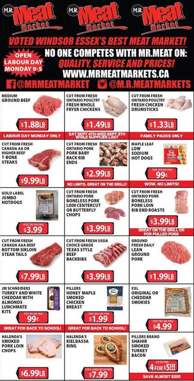 M.R. Meat Market Flyer September 4 to 11