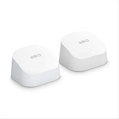 Amazon eero 6 dual-band mesh Wi-Fi 6 router, with built-in Zigbee smart home hub (1 router, 1 extender) $195 (Reg $279.00) Amazon eero 6 dual-band mesh Wi-Fi 6 router, with built-in Zigbee smart home hub (1 router, 1 extender) $195 (Reg $279.00)