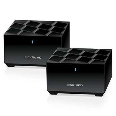 NETGEAR Nighthawk Whole Home Mesh WiFi 6 System (MK62) - AX1800 Router with 1 Satellite Extender, Coverage up to 3,000 sq. ft. and 25+ Devices $199.99 (Reg $299.99)