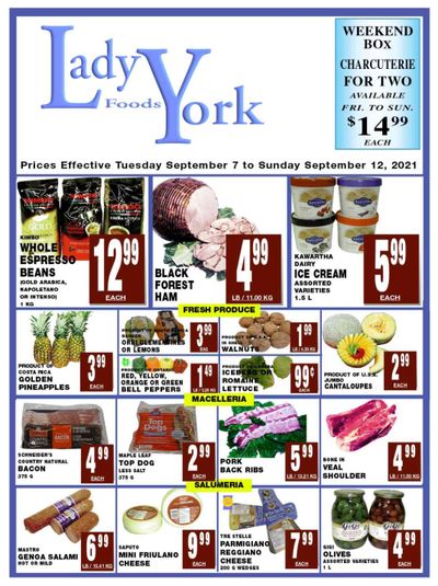 Lady York Foods Flyer September 7 to 12