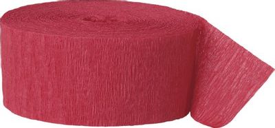 81ft Red Crepe Paper Streamers $1 (Reg $5.37)