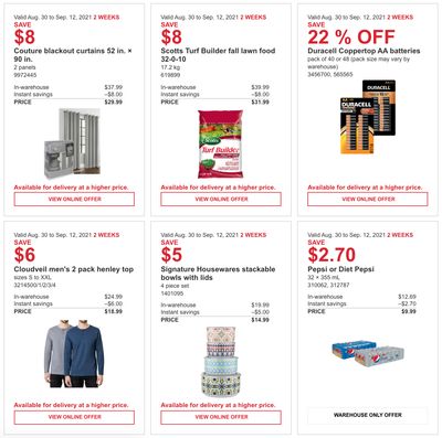 Costco Canada More Savings Weekly Coupons/Flyers for: Ontario, New Brunswick, Newfoundland & Labrador and Nova Scotia, Until September 12