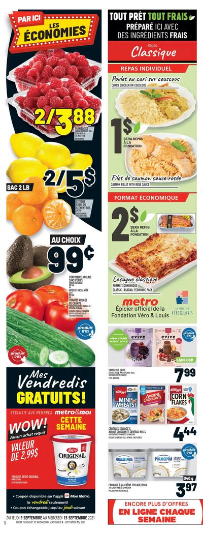 Metro (QC) Flyer September 9 to 15