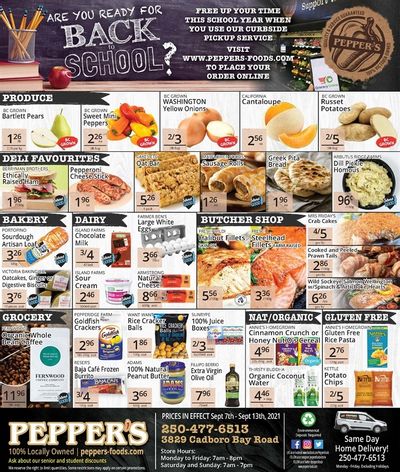 Pepper's Foods Flyer September 7 to 13