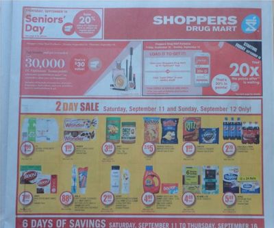 Shoppers Drug Mart Canada: Loadable 20x Offer This Weekend
