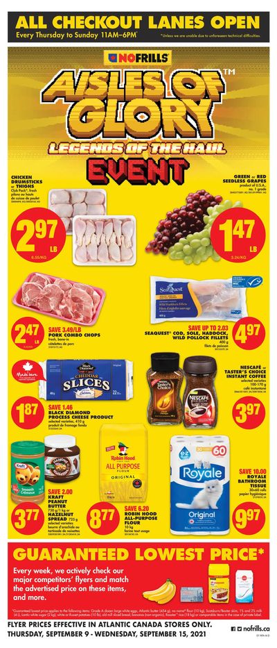No Frills (Atlantic) Flyer September 9 to 15