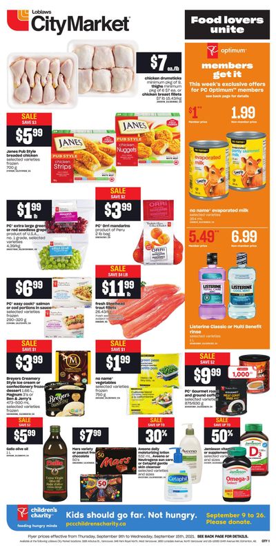 Loblaws City Market (West) Flyer September 9 to 15
